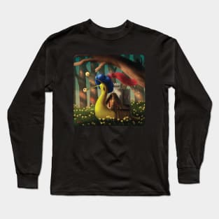 The Bard and His Castle Long Sleeve T-Shirt